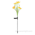 टॉप सेलिंग 4*एलईडी कलर चेंजिंग नाइट लैंडस्केप सुंदर सजावटी जलरोधी एलईडी सौर फूलों के लिए बगीचे के लिए